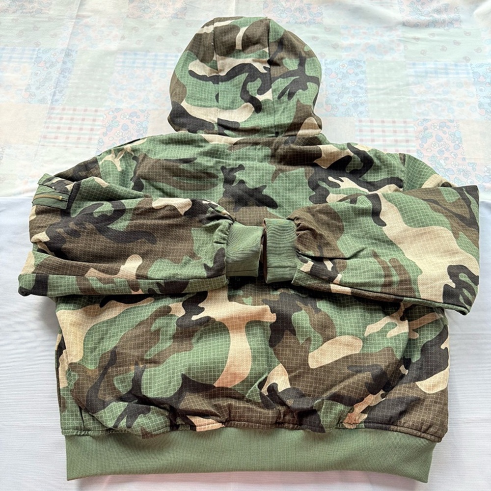 Camouflage Reversible Jacket 2way y2k - Picture 8 of 8